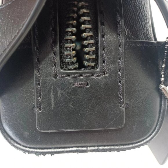 COACH Signature 2515 Black PVC Leather - Mens Clutch Bag - Picture 7 of 10